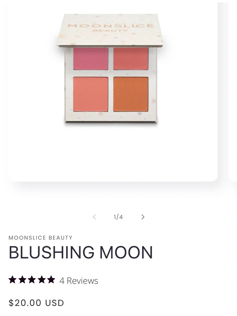 Moonslice Beauty Blush Palette